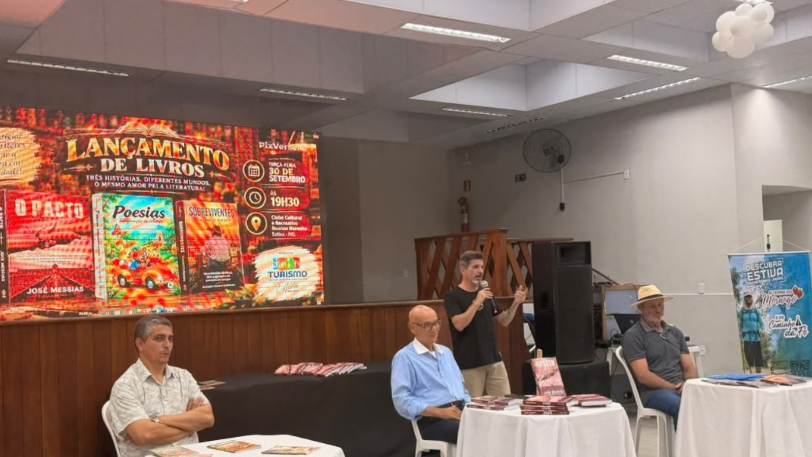 Lançamento Literário em Estiva MG.